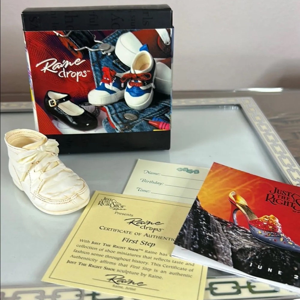 Raine Drops Just the Right Shoe First Steps Kids Shoe Figurine